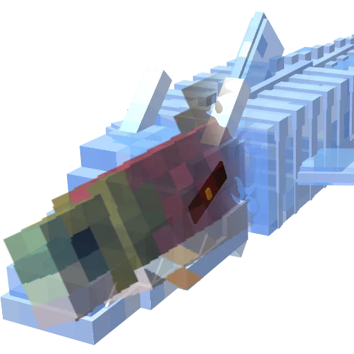 Ribshark: Превращение лосося в акулу для Minecraft — декоративный мод-трансформер