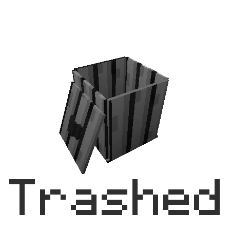 Trashed — утилитарный модуль с контейнерами для уничтожения предметов и энергии в Minecraft
